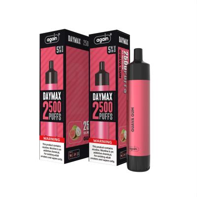 China 2500 Hits 1.2 Ohm Mouth To Lung Vape , Guava Gum 5% Nicotine Salt MTL E Cigarette for sale