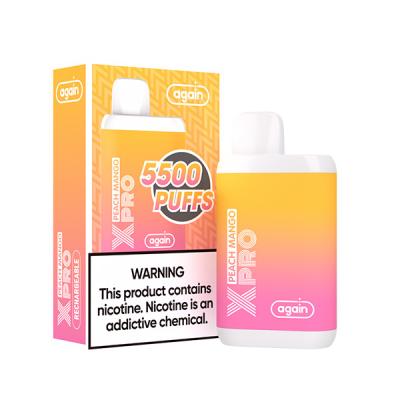 Cina bocca 12ml di Lung Vape 650mAh della batteria ricaricabile al PRO mango della pesca X ancora in vendita