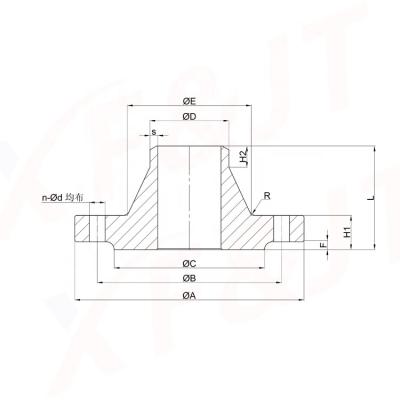 China Inline Mount C**-2633 Series Produced and Supplied by XF&JT Manufacturer Refer to DIN2633 Flange for sale