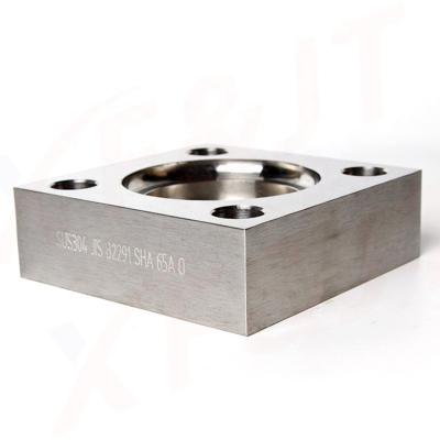 China Integrated Mount Square Flange Customized High Quality Forged Stainless Steel ISO 316L / 304L 6164 (PN250 / series 3) for sale