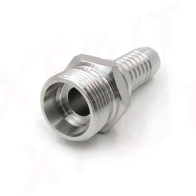 China Full Integrated Casting Specifications Refer Stainless Steel 15611-PO NPT Male Socketless Hose Fitting, Hydraulic Connection for sale