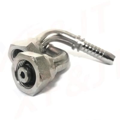 China Integrated Hydraulic Mount 27891 Connection Ferrule for 90 Degree SAE FEMALE 90 Degree CONE SEAT (SAE J513) for sale