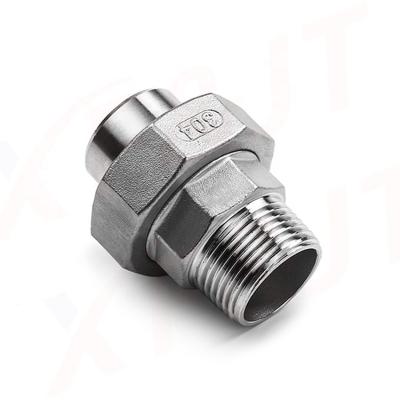 China B2316-2018 Stainless Steel JIS Threaded Union Integrated Casting Processing And Production Forged Fittings for sale