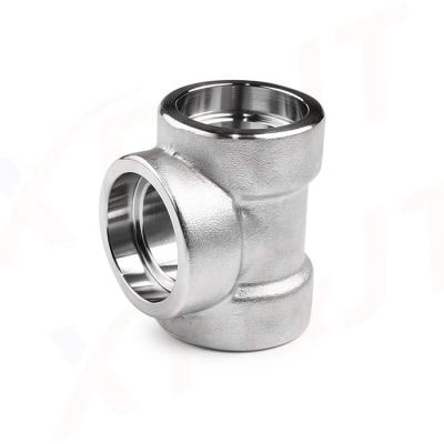 China Integrated Casting Custom Forged Full Specification High Quality Stainless Steel GB / T14383-2008 Plug Tee Forged Fittings for sale