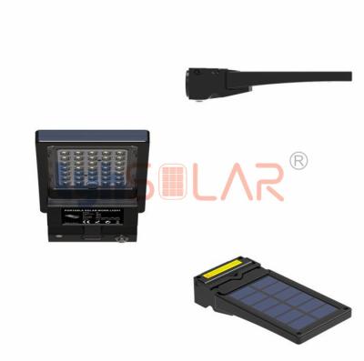 China Classe IP65 IK10 impermeável exterior das luzes solares portáteis do PC do ABS com PIR Sensor à venda