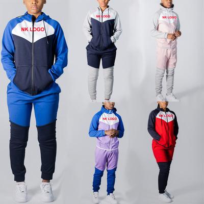 China New Custom QUICK DRY Logo Women's Sweatsuit Sets Casual Sweatshirt Fashion Two Piece Sportswear Outfits for sale