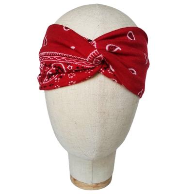 China Skin friendly bandanna headband mujer headband woman designer wraps headbands for women for sale