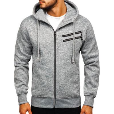 China Custom Anti-wrinkle Mens Clothing 2021 Oversized Thick Autumn Sweatshirt Zipper Hoodies for sale