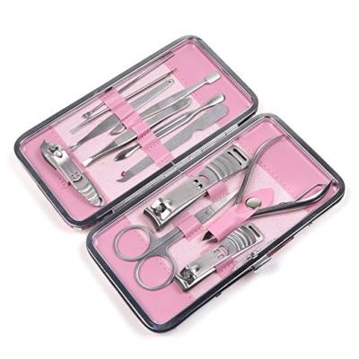 China Nail Shaper Salon & own staff & Hot 12 Pcs Personal Nail Beauty Personal Manicure And Pedicure Multi Care Tools Set Grooming Kit For Home And Travel for sale