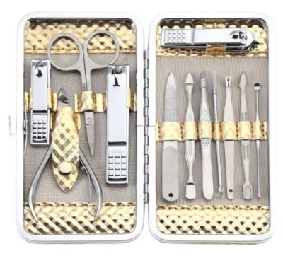 China 12pc Finger Nail Clipper Travel Grooming Kit Manicure Set For Woman. for sale