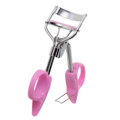 China Hot popular customized colorful plastic handle carbon steel eyelash curler. for sale