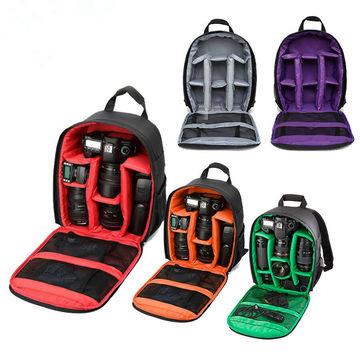 China 100% Eco-friendly Waterproof Shockproof Camera Backpack Bags for DSLR, Flash, Lens, Accessories and Tripod Organizer for sale