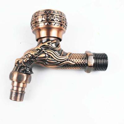 China Classic Washing Machine Faucet Zinc Alloy Bronze Modern Wall Mounted for sale