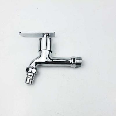 China Zinc Alloy Chrome Plated Washing Machine Faucet Body Lengthened Modern Te koop