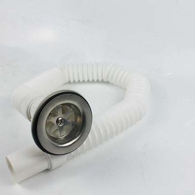 China Diameter 40 Large Head PVC Valve Fittings Bathroom Sink Customized Half Size zu verkaufen