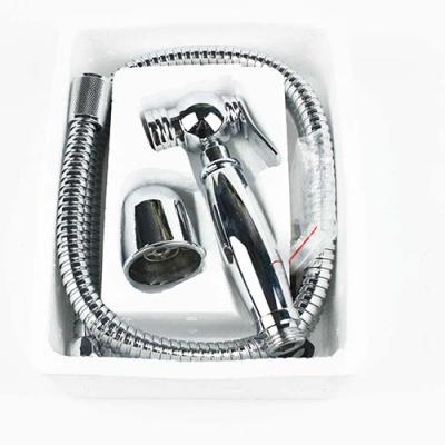 China Chrome Plated Round Ball Shattaf Hand Spray Shower Suit Elastic Standard Size for sale