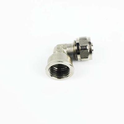 Cina 16mm * 1 / 2fpex Brass Pipe Fittings Langse  Pex Elbow Chrome Plating in vendita