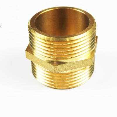 Cina 1/2-4 inch Brass Pipe Fittings High Pressure Brass Nipple Forged OEM Service Accept in vendita