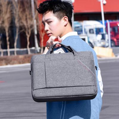 China Polyester Manufacturer Wholesale Simple Pure Color Laptop Bag Tablet Bag Men And Women Inner Briefcase for sale