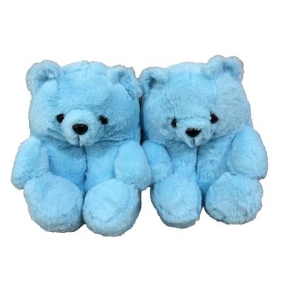 China Fashion Trend Keep Hot Durable Beautiful Color Women's New Teddy Bear Slippers Plush for sale