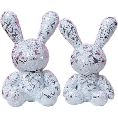 China Creative plush candy color lovely little rabbit doll plush rabbit toy wholesale for sale