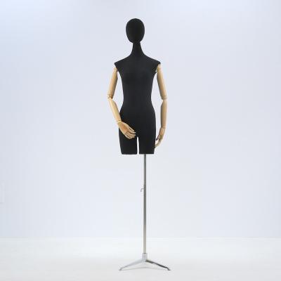 China With Arm Factory Price Adjustable Evening Dress Form Working Dressmaker Female Mannequin for sale