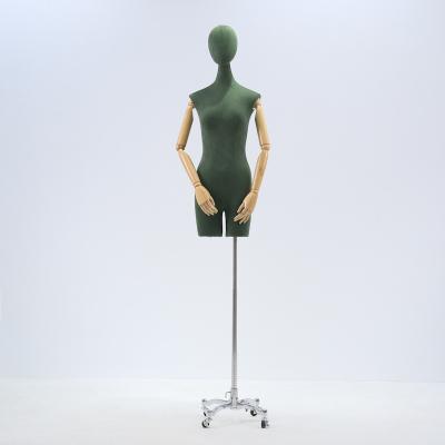 China With Arms Fashion Lady Display Dress Form Model Female Body Upper-Body Mannequins for sale