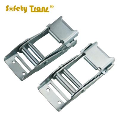 China Polyester Wholesale Galvanized Stainless Metal Over SS304 Center Buckle Strap For Truck for sale