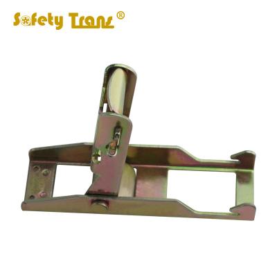 China Polyester Stainless Steel Metal Over SS304 Center Buckle Strap For Truck Parts for sale