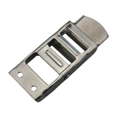 China Polyester Galvanized Wholesale Metal Over SS304 Center Buckle Strap For Truck for sale