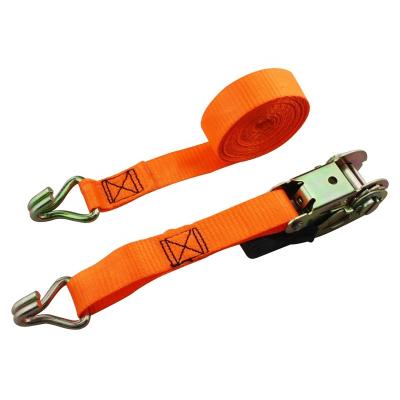 China 25mm 800KG Ratchet Link Cargo Safety 4pcs Pack Down Binding Car Truck Cargo Lashing Belt Ratchet Link Down Straps for sale