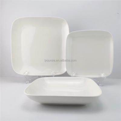 China Viable factory price 18 piece square personalized dinner service ser dishes for sale