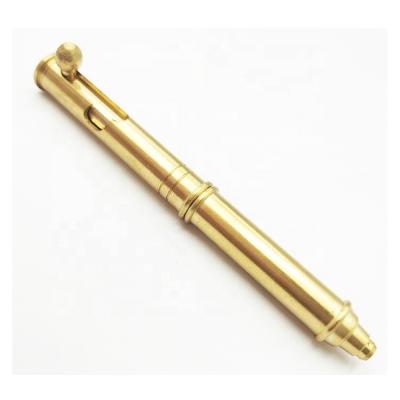 China Custom Aluminum / Brass / Steel Brass Detail Die Casting Pen With Plating for sale