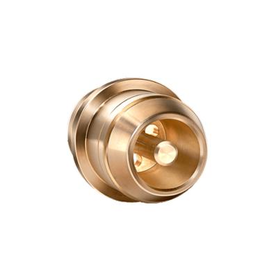 China Custom Machined Long Shaft Shaft Worm Gear Nut Rivet Parts Knurled Brass Thruster Parts for sale