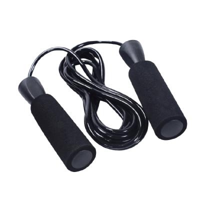 China plastic rope+foam pvc covered handle professional speed skipping rope for sale