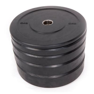 China Club Use Wholesale High Quality Black Rubber Bumper Full Weight Bumper Plate for sale