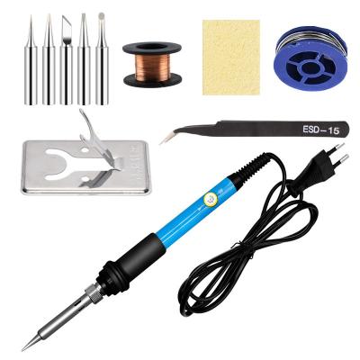 China Pencil Grip handskit 936 11pcs Adjustable Temperature Electric Soldering Iron 60W Welding Solder Rework Station Heat Pencil Tips Repair To for sale