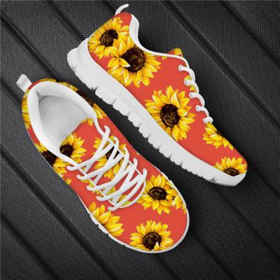 China Fashion\comfortable\durable\breathable\lit female running shoe 2021 summer soft sunflower yellow copy of sports shoes women sneakers for sale