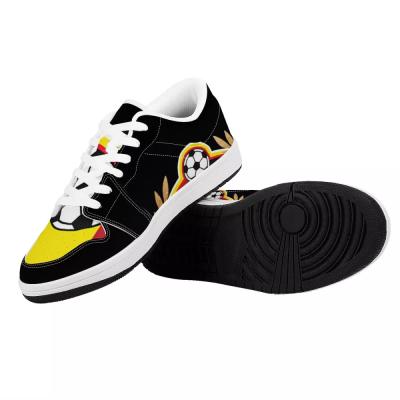 China Wholesale Price Fashion Trend FORUDESIGNS Brand Name Casual Low Top Leather Sneakers For Men Running Dropship 2020 Print On-demand Shoes for sale