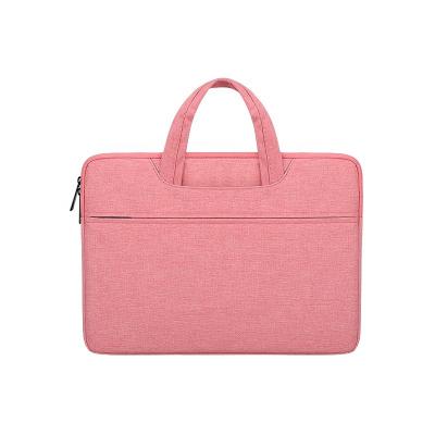 China M&d High Quality Lightweight Slim Computer Sleeve Waterproof 13 Inch Women Briefcase Laptop Bag With Retractable Handle for sale