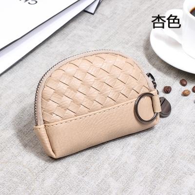 China Luxury Hot Sale Girl Coin Purse Logo Round Pu Coin Purse High Quality M&d ID Card Holder Korean Style Custom Made With Zipper for sale