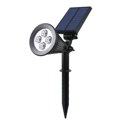 China Solar Garden LED Spotlights RGB Colorful Plants Outdoor Solar Garden Lamp for sale