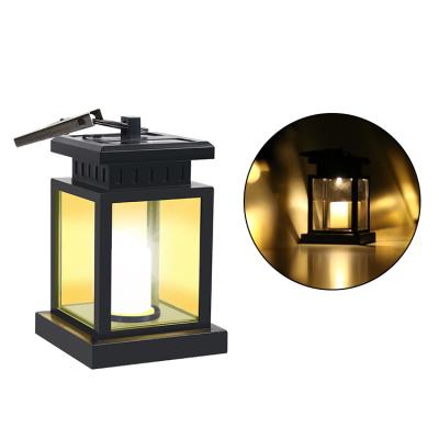 China Garden Firework Light Lanterns With Panels Christmas Lights Led Solar Decorative Outdoor Garden Lantern for sale