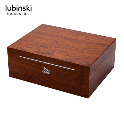 China Handmade Best Selling High Gloss Wood Antique Humidor Cabinet for sale