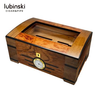 China High Quality Custom Cigar Backup Display Humidor With Glass Window for sale