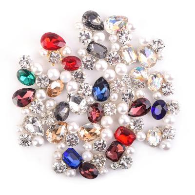 China Easy Apply Crystal Rhinestone Stone Decoration Design Flatback Nail Art Glass Bag Metal Time Finger Beauty Custom Made Hight Quality Multi Size for sale