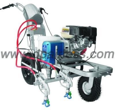 China Line Marking Machine , DP-3400L Gasoline Road Line Barring Machine 0.025