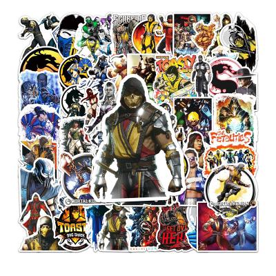 China 50PCS Sticker Internet Game Decorative Sticker For Phone Bottle Laptop Travel Case Mortal Kombat Game Sticker for sale