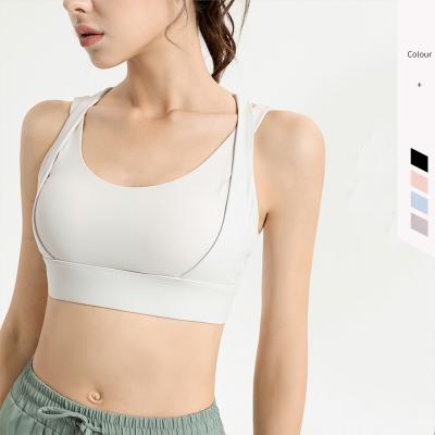 China Breathable gym sports fitness yoga sexy back bra for women Multi-colors women yoga bra for sale