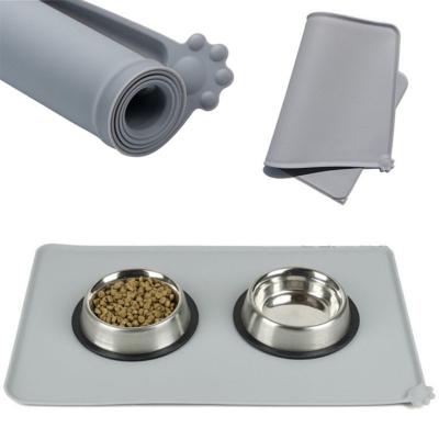 China Wholesale Price Sublimation Anti Slip Silicone Automatic Dog Bowl Mat Feeding Dogs Lick Pads Pet Food Food Licking Dog Mat for sale